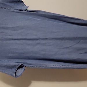 Express size s/p dress short sleeve jean ptp19”
